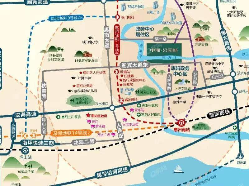 中洲公園城，河谷花園-均價11880元/平