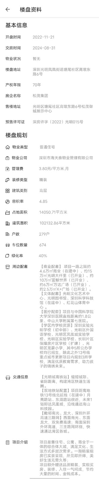松茂御城|均價約24000元/平